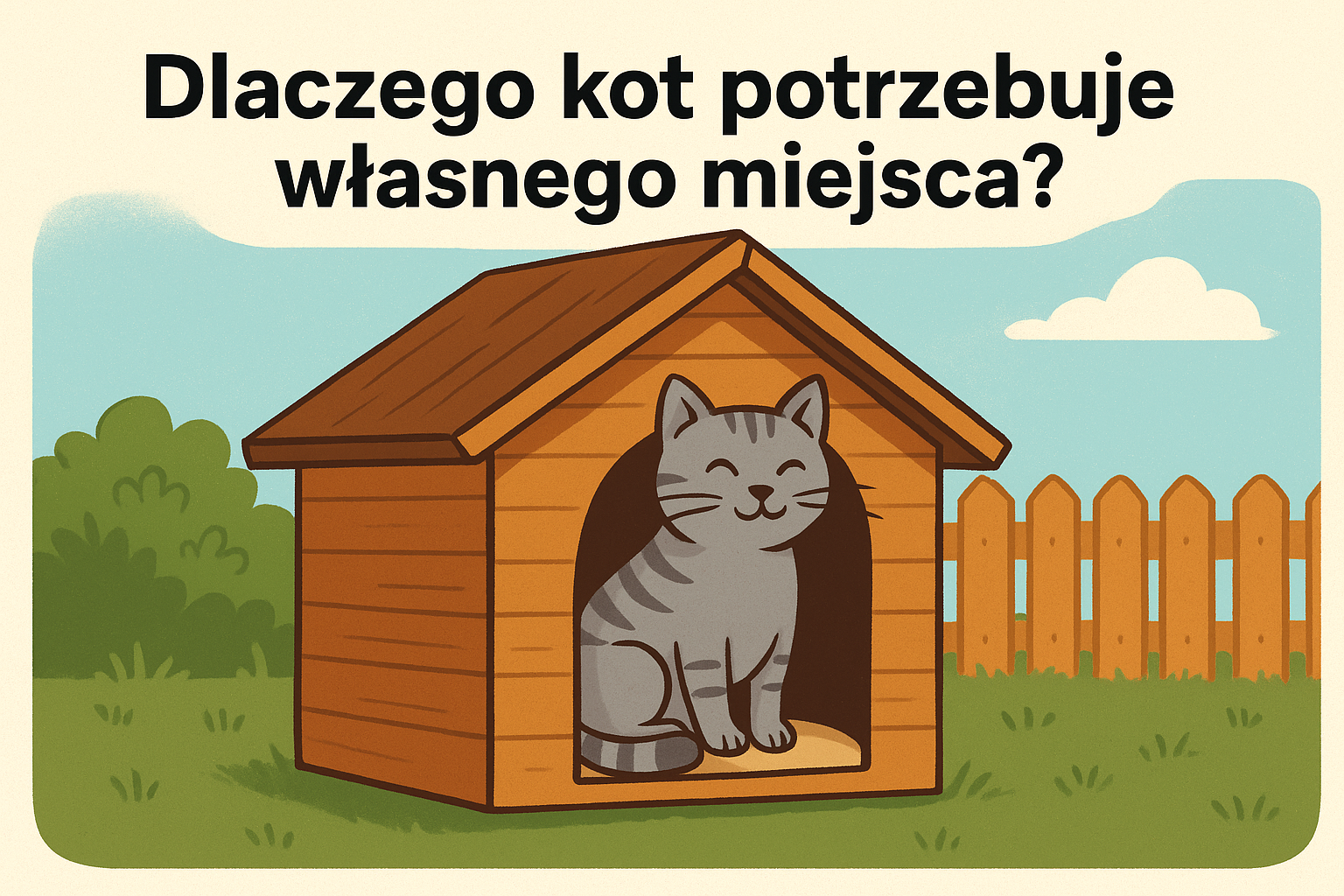 Dlaczego kot potrzebuje własnego miejsca?