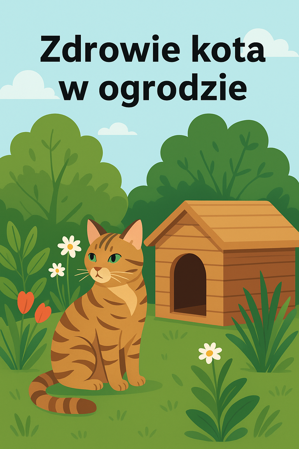 Zdrowie kota w ogrodzie